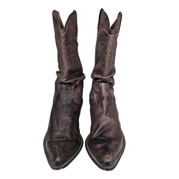 Crush‎ Durango Womens Western Brown Leather Cowgirl Boots Size 7.5 UK EURO 39 - Picture 3 of 13